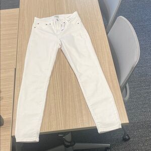 New with Tags J. Crew white high-rise jeans, size 26, no flaws, non-smoking home